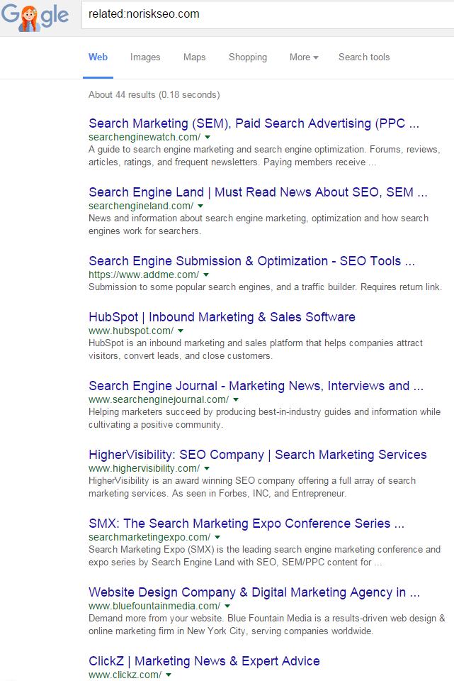 related search command